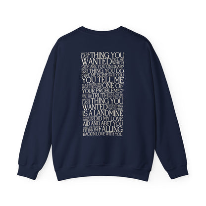 The Alcott Lyrics Crewneck Sweatshirt