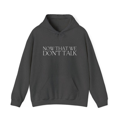 Now That We Don't Talk Lyrics Hoodie