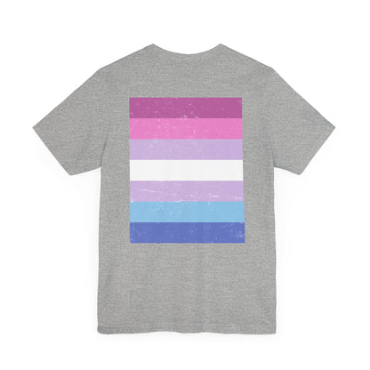You Ain't Gotta Pray For Me (bi-gender flag on back) Tshirt