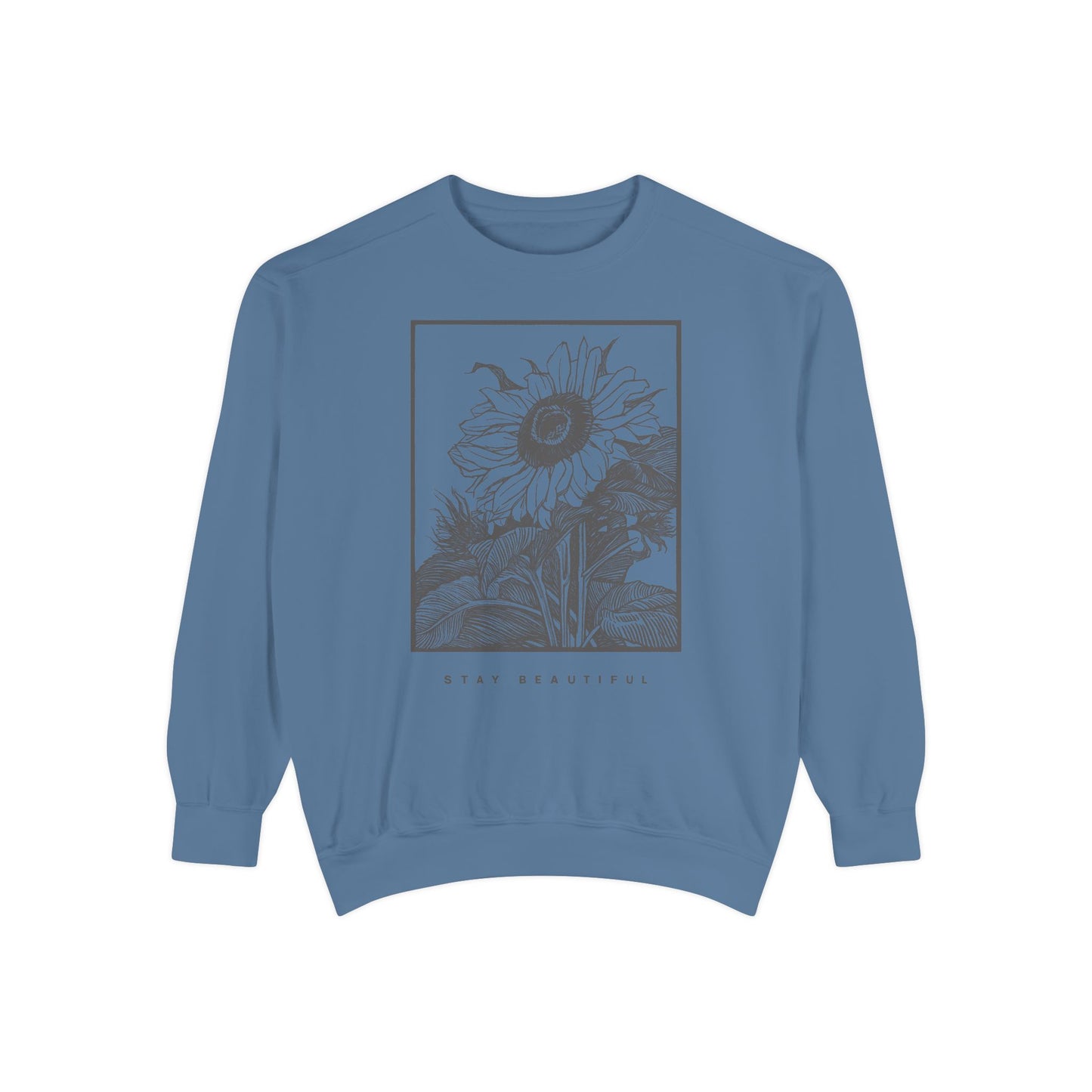Stay Beautiful Crewneck Sweater Comfort Colors