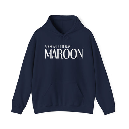 Maroon (lyrics on back) Hoodie