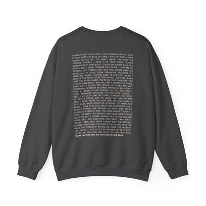 YOYOK Lyrics Crewneck Sweatshirt