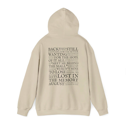 August Lyrics Hoodie