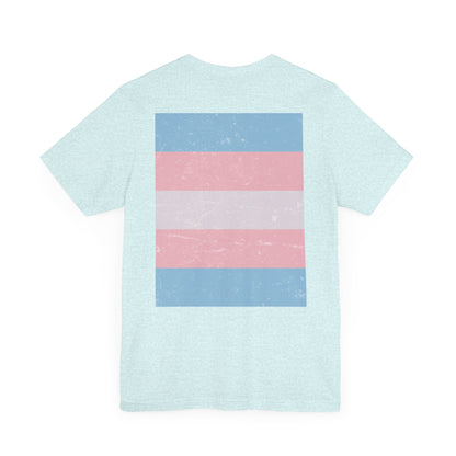 You Ain't Gotta Pray For Me (trans flag on back) Tshirt