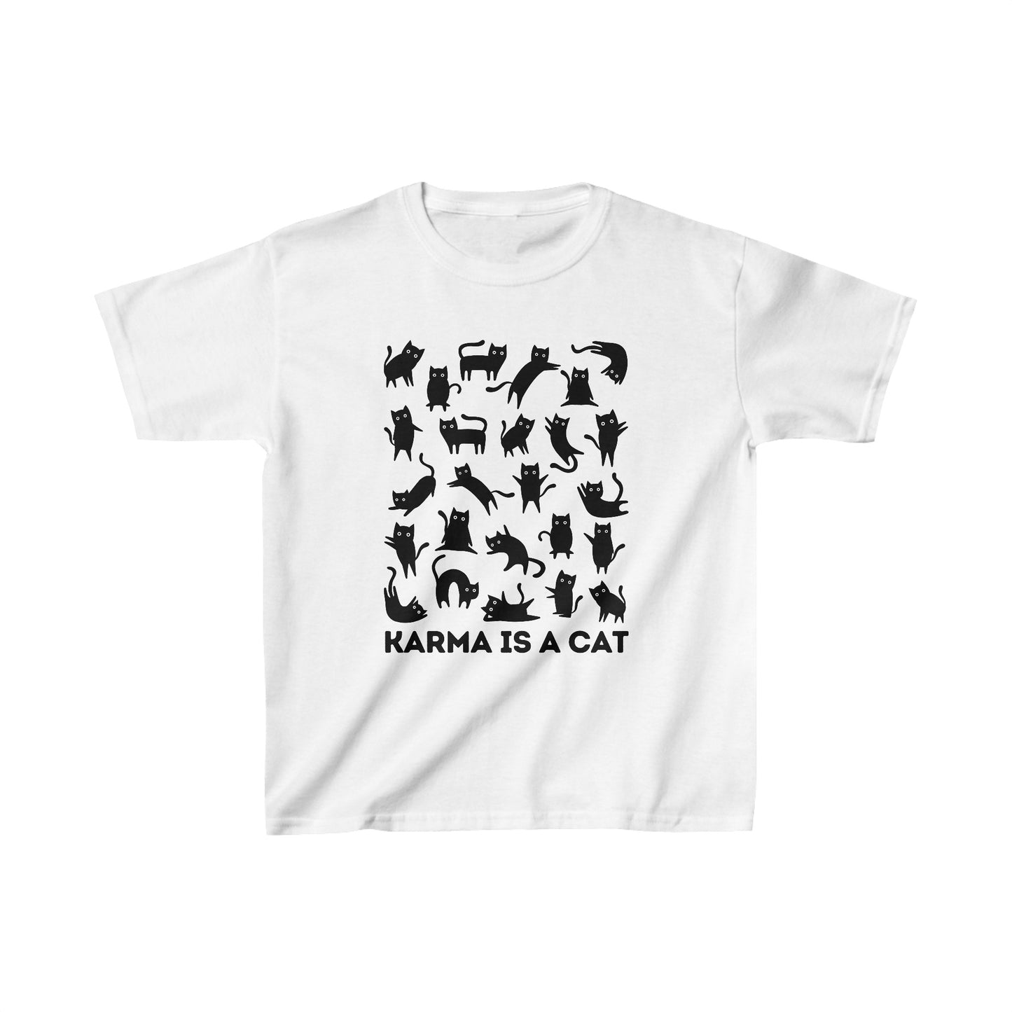 Karma is a Cat Kids Heavy Cotton™ Tee