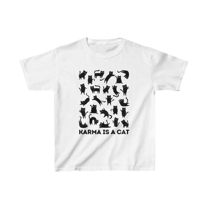 Karma is a Cat Kids Heavy Cotton™ Tee