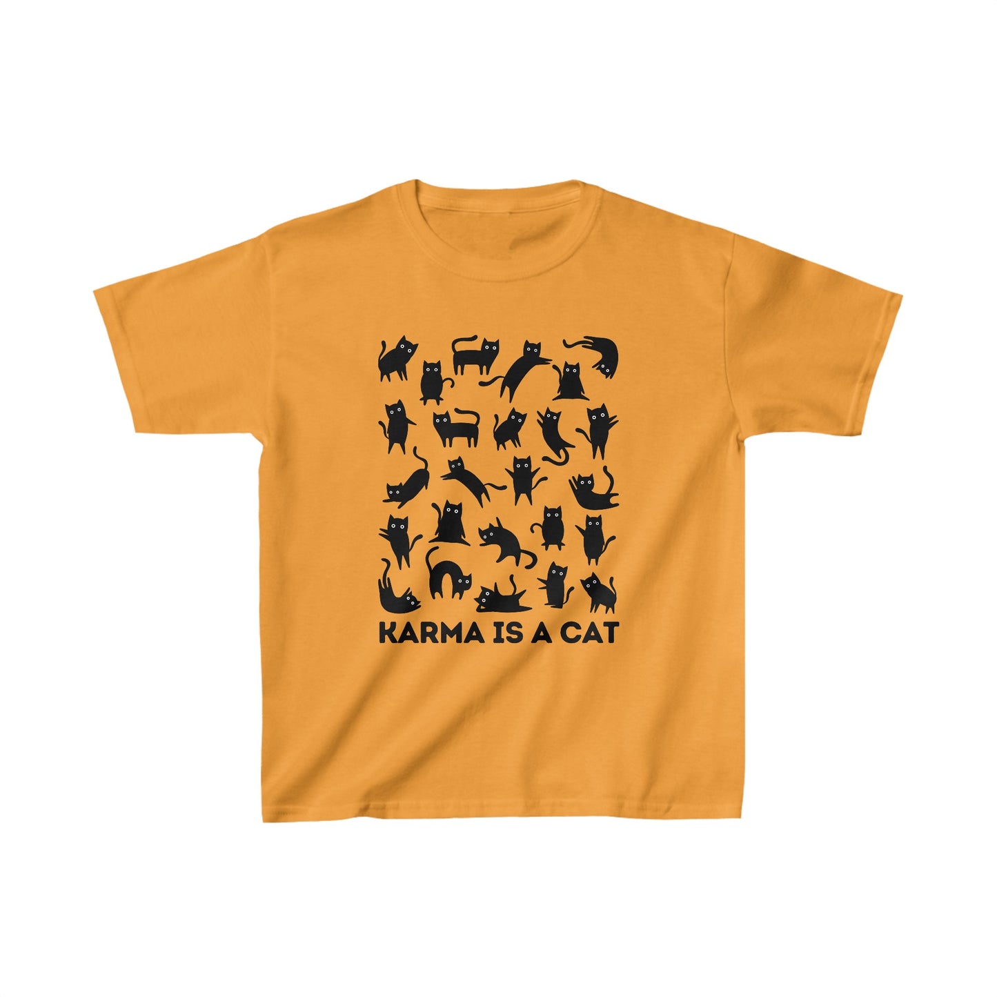 Karma is a Cat Kids Heavy Cotton™ Tee