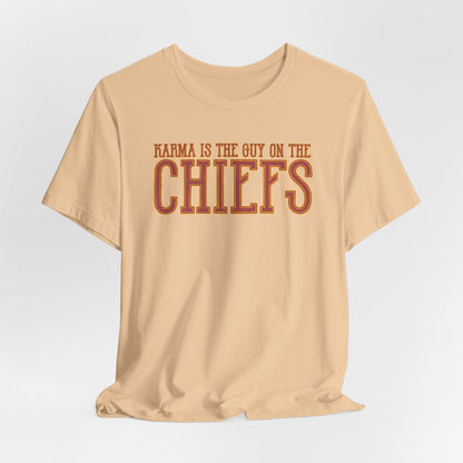 Karma is the Guy on the Chiefs Tshirt