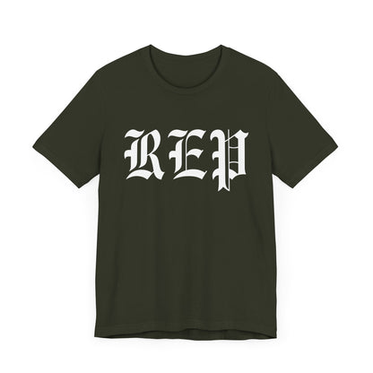 Rep (if a man talks shit on back) Tshirt