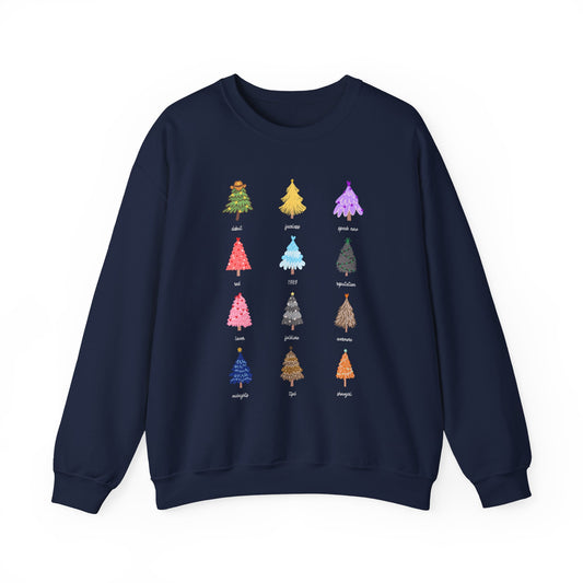 Eras Christmas Trees Crewneck Sweatshirt