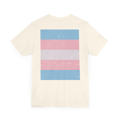 You Ain't Gotta Pray For Me (trans flag on back) Tshirt