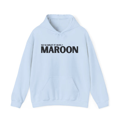 Maroon Lyrics Hoodie (clean lyrics)