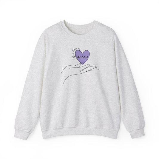 Purple Heart Ours Sweater