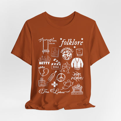 folklore collage tshirt