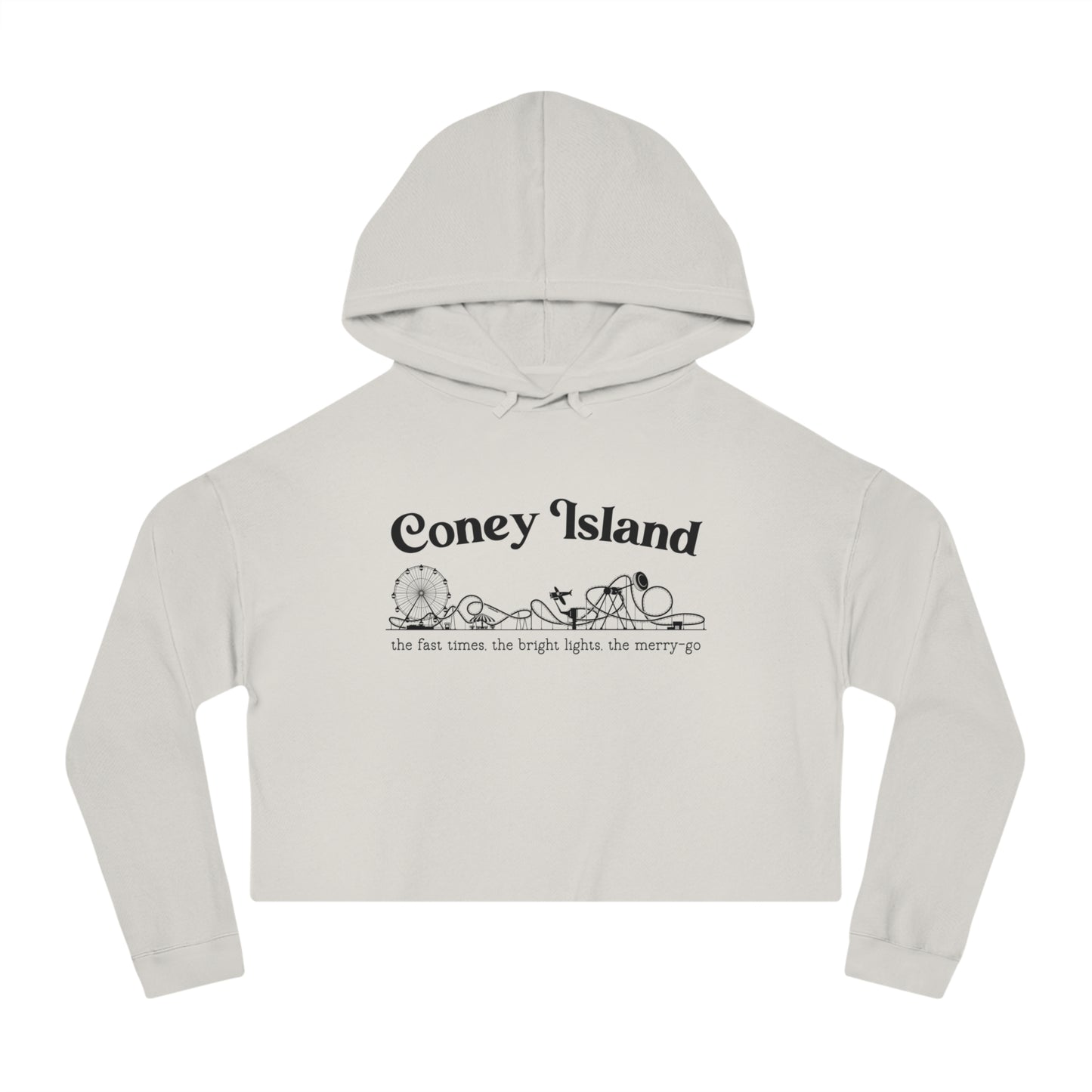 Coney Island Cropped Hoodie