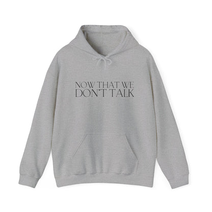 Now That We Don't Talk Lyrics Hoodie