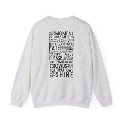 Long Live (Lyrics on Back) Crewneck Sweatshirt