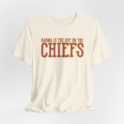 Karma is the Guy on the Chiefs Tshirt