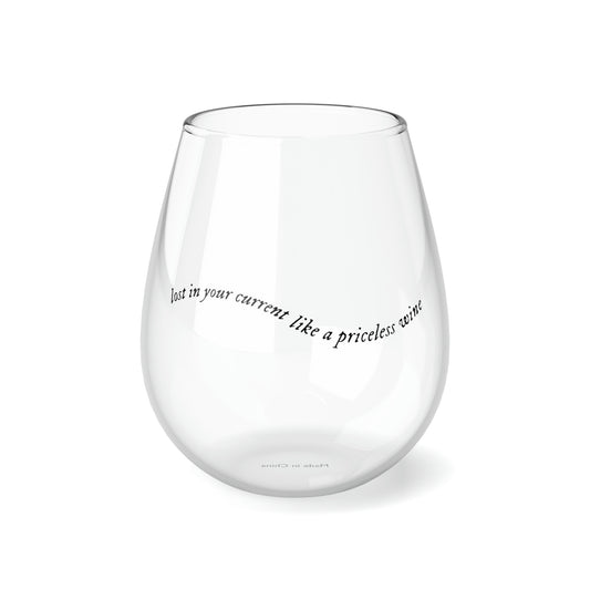 Priceless Wine Stemless Wine Glass, 11.75oz