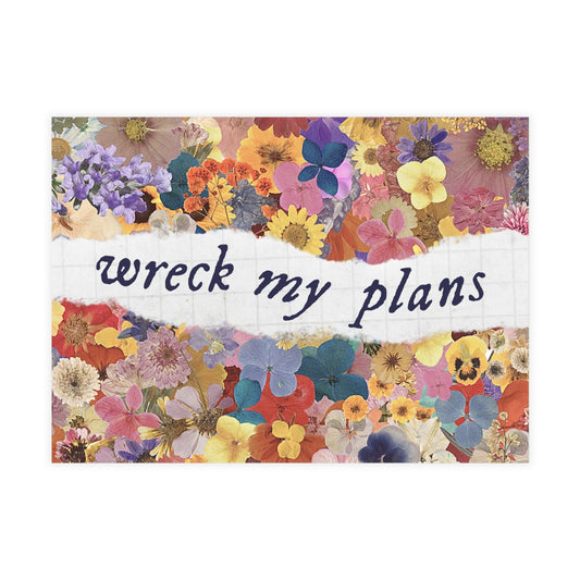 Wreck My Plans Postcard Bundle (envelopes not included)