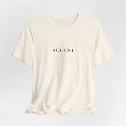 August Lyrics Tshirt