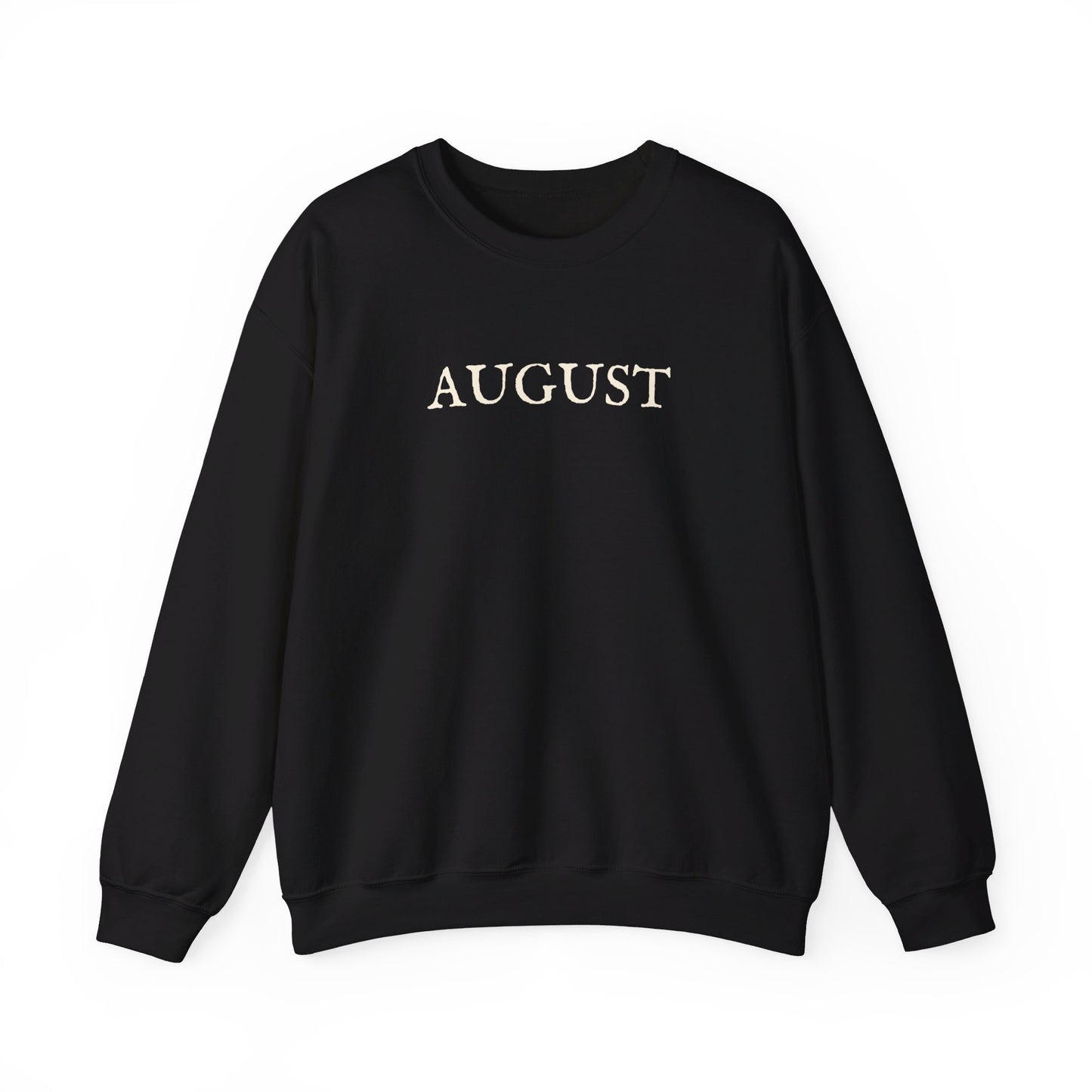 August Lyrics Crewneck Sweatshirt