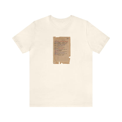 Poets Library Card Tshirt