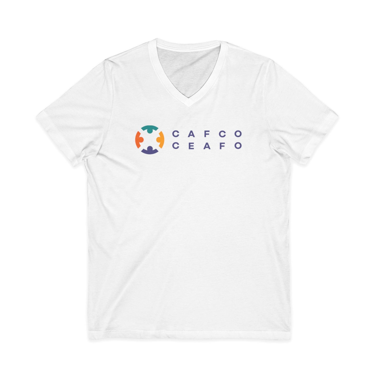 CAFCO Vneck Tshirt 4 (Official Logo)