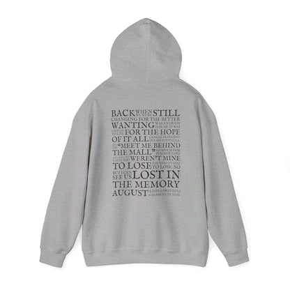 August Lyrics Hoodie