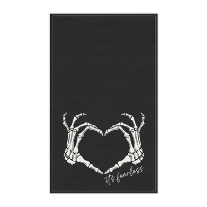 Fearless Skeleton Tea Towel (cotton, poly)