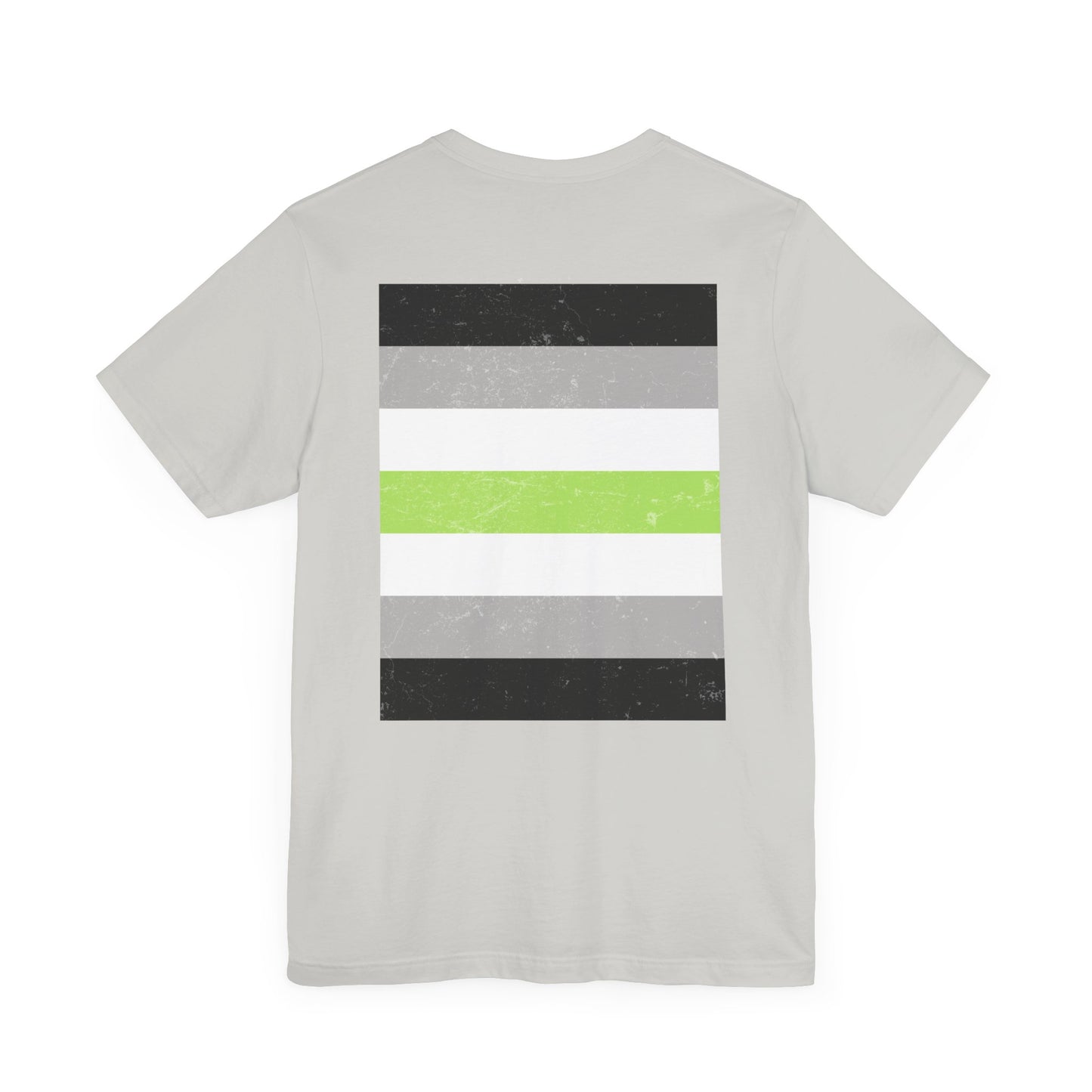 You Ain't Gotta Pray For Me (agender flag on back) Tshirt