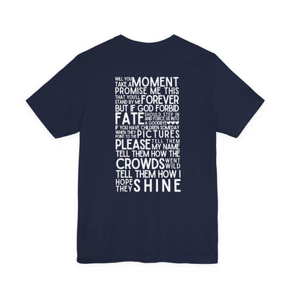 Long Live (lyrics on back) Tshirt