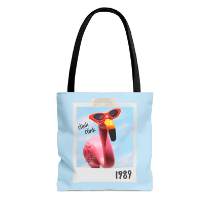 Flamingo Clink Clink Tote Bag