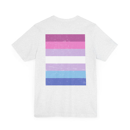 You Ain't Gotta Pray For Me (bi-gender flag on back) Tshirt