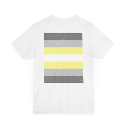You Ain't Gotta Pray For Me (demigender flag on back) Tshirt