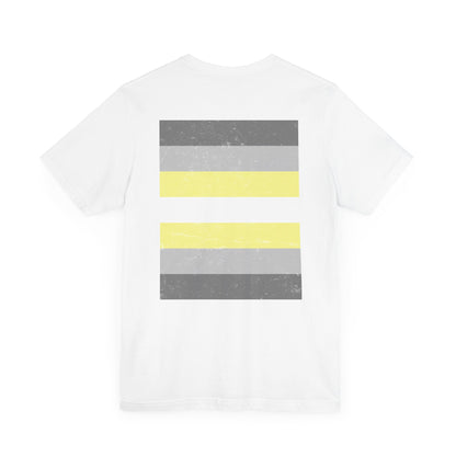 You Ain't Gotta Pray For Me (demigender flag on back) Tshirt
