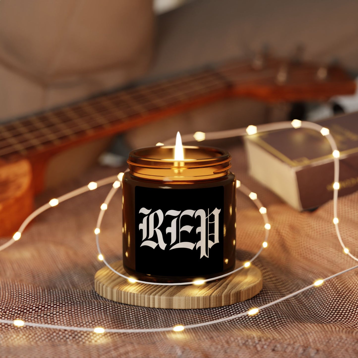 REP Scented Soy Candle (Multi-Size, Amber Jar)