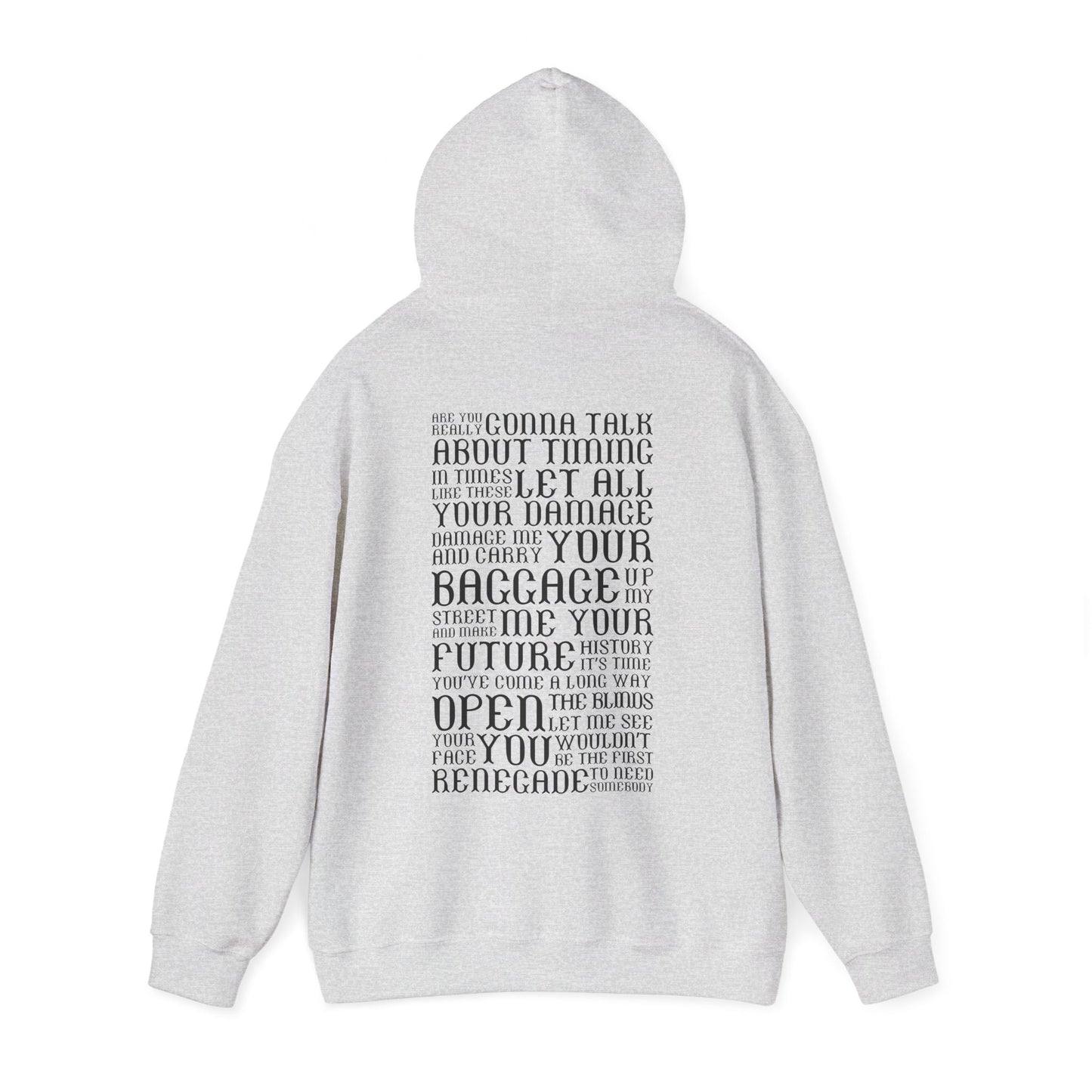 Renegade Lyrics Hoodie