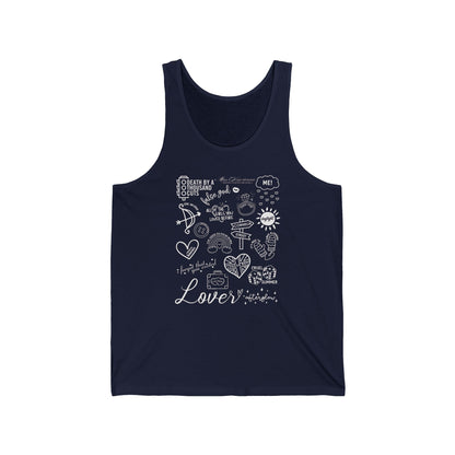 Lover Collage Jersey Tank