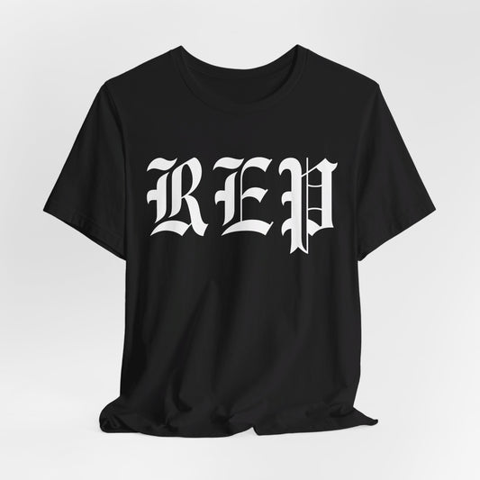 Rep (if a man talks shit on back) Tshirt