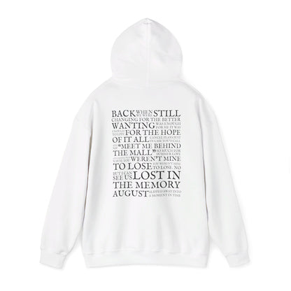 August Lyrics Hoodie