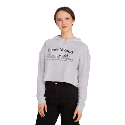 Coney Island Cropped Hoodie