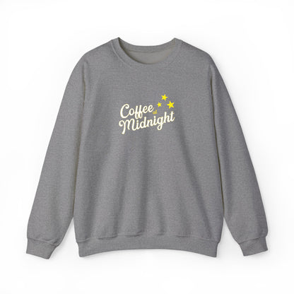 Coffee at Midnight Embro Crewneck Sweatshirt