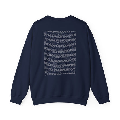 Long Live x NYD x The Manuscript Crewneck Sweatshirt