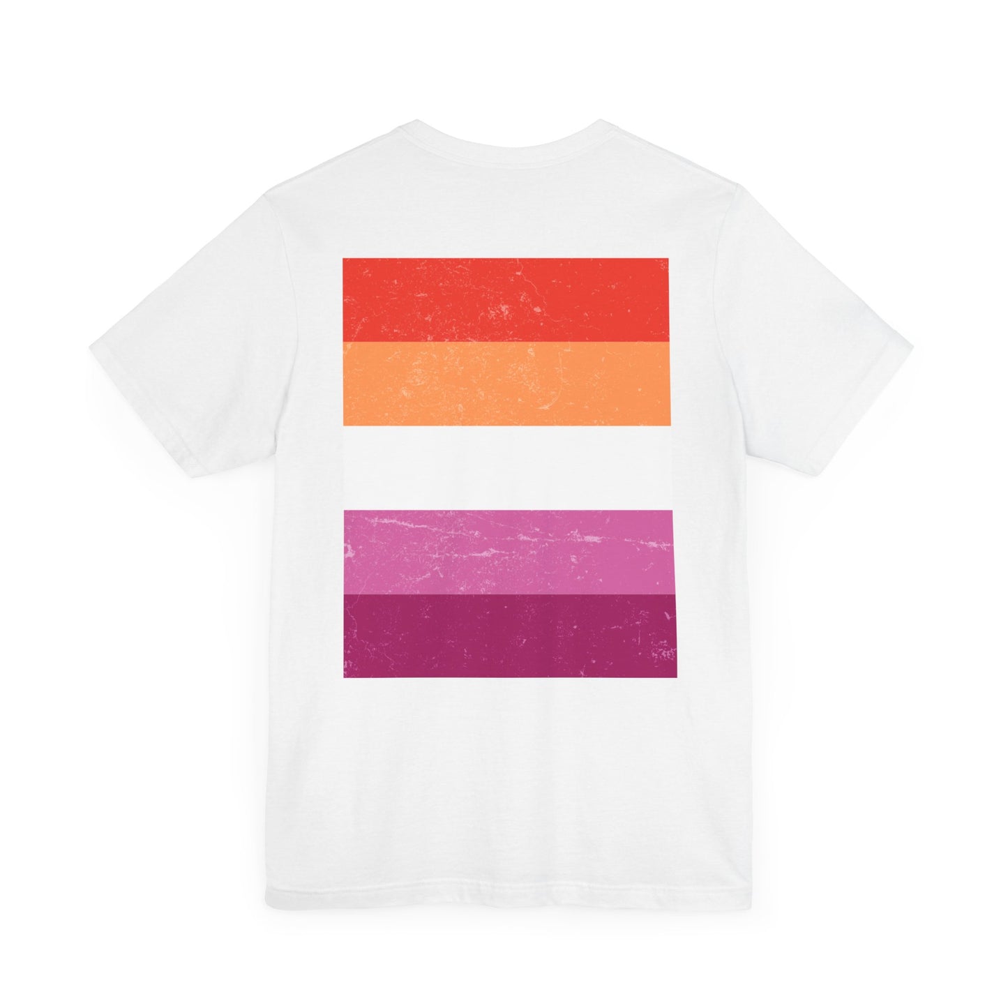 You Ain't Gotta Pray For Me (lesbian flag on back) Tshirt