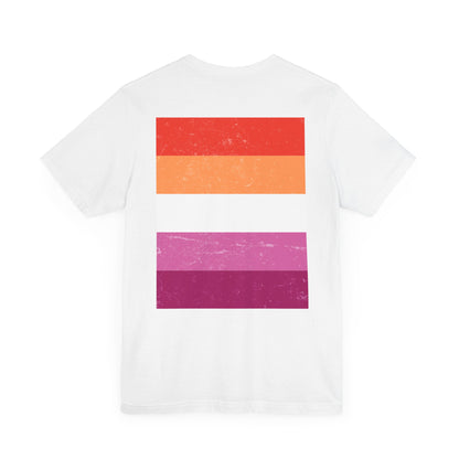 You Ain't Gotta Pray For Me (lesbian flag on back) Tshirt