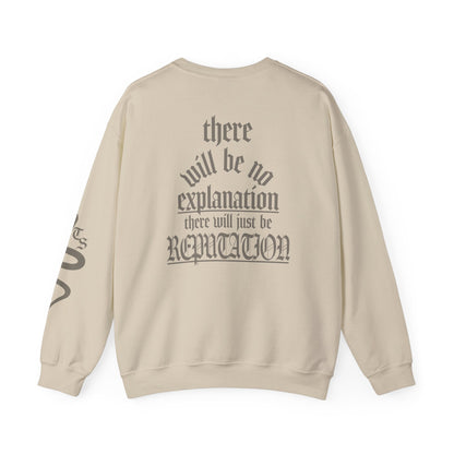 No Explanation Crewneck Sweater