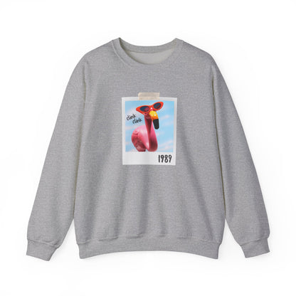 Flamingo Pink Crewneck Sweatshirt