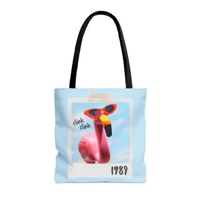 Flamingo Clink Clink Tote Bag