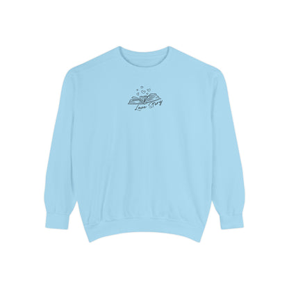 Love Story Comfort Colors Crewneck Sweatshirt